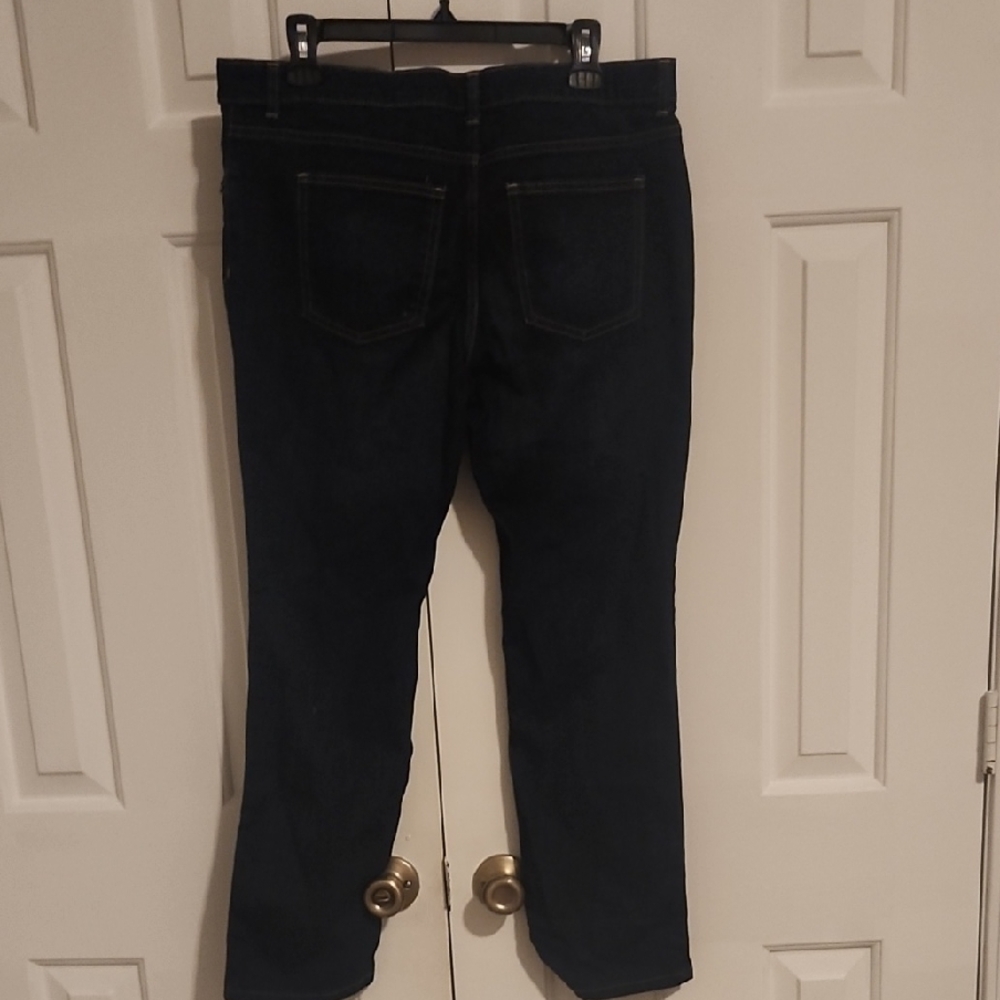Wonder Nation Dark Blue Women's Straight Leg Jeans